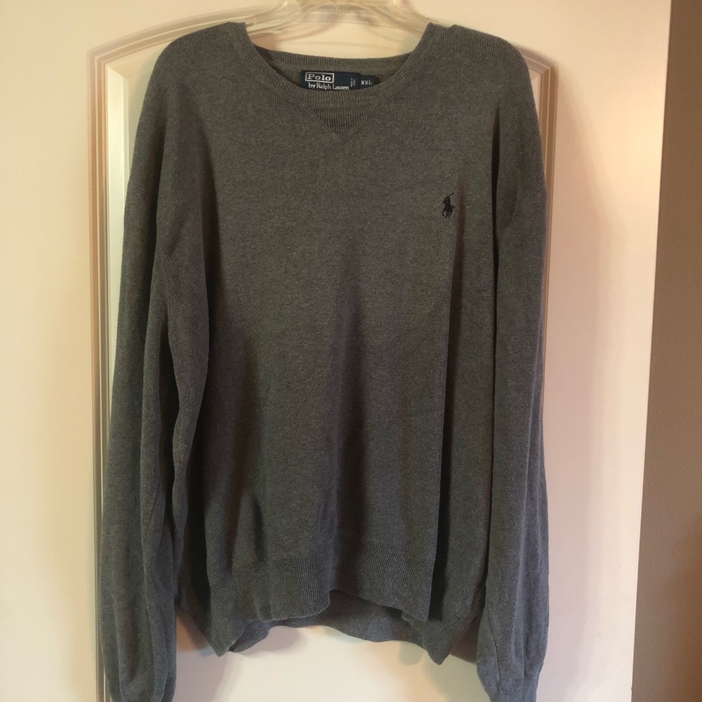 Polo Ralph Lauren Gray Crew Neck Sweater size XXL